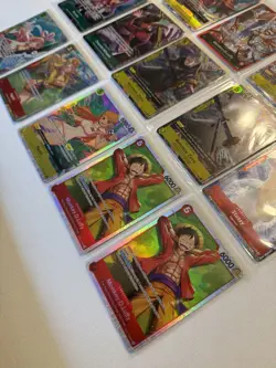 One Piece Luffy Gear 5/Alt Art/Garp/Sanji/Perona/Stussy/Nami/etc 15 Card Lot - Image 4