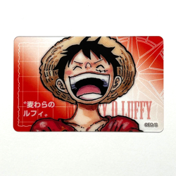 S4929 Monkey D. Luffy Japanese One Piece Jump Festival Clear Card F12 - Image 1