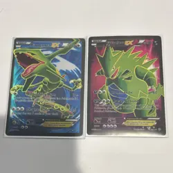 Lot of Pokemon TCG Cards. Tyranitar EX-Rayquaza EX Ancient Origins Full Art Foil - Image 1
