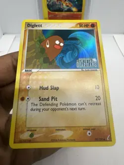DIGLETT Holo 50/100 COMMON EX Crystal Guardians STAMPED Pokemon Card 2006 NM - Image 3