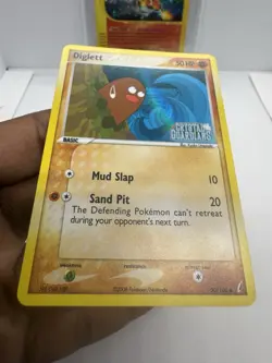 DIGLETT Holo 50/100 COMMON EX Crystal Guardians STAMPED Pokemon Card 2006 NM - Image 4