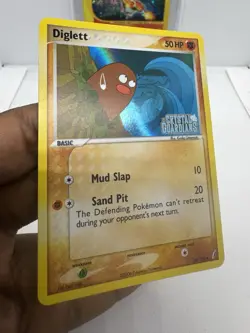 DIGLETT Holo 50/100 COMMON EX Crystal Guardians STAMPED Pokemon Card 2006 NM - Image 5