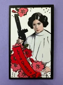 Beverly LEIA ORGAN STAR WARS HANAFUDA TCG Card from Japan Imported - Image 2