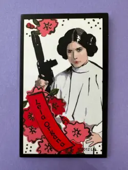 Beverly LEIA ORGAN STAR WARS HANAFUDA TCG Card from Japan Imported - Image 3