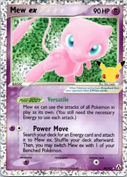 Mew ex 88/92 - Pokemon Celebrations 25th Anniversary Classic Collection Card - Image 1