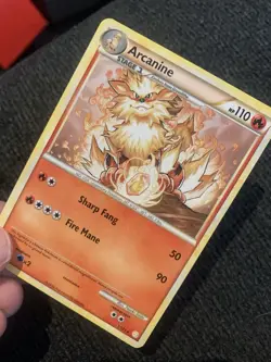 Pokemon HeartGold & SoulSilver Arcanine 001/123 Deck Exclusive 2010 TCG Card - Image 3