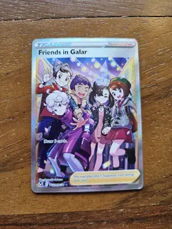 Friends in Galar TG23/TG30 Full Art Ultra Rare Silver Tempest Pokemon Card - Image 1