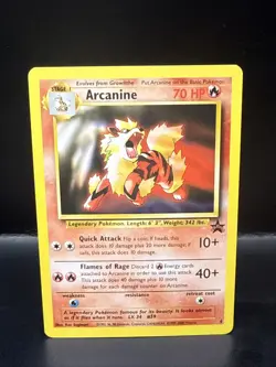 Pokemon Card - Arcanine WoTC Black Star Promo 6 Non Holo M - Image 1