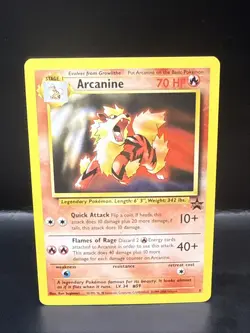 Pokemon Card - Arcanine WoTC Black Star Promo 6 Non Holo M - Image 2