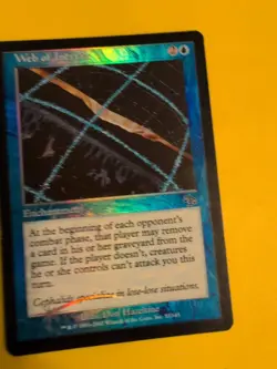 Web of Inertia. Enchantment Judgment.Old VIntage.MTG Card.FOIL - Image 3