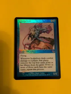 Scalpelexis. Beast Judgment.Old VIntage.MTG Card.FOIL - Image 1