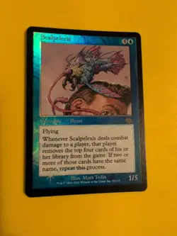 Scalpelexis. Beast Judgment.Old VIntage.MTG Card.FOIL - Image 2