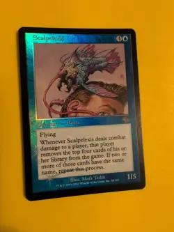 Scalpelexis. Beast Judgment.Old VIntage.MTG Card.FOIL - Image 3