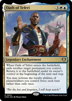 1x Oath of Teferi NM Eng MTG - Commander Masters - Image 1