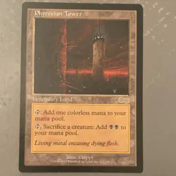 Magic: The Gathering Phyrexian Tower Legendary Land Urza's Saga Rare Regular 19… - Image 1