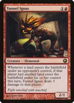 Tunnel Ignus 1x MtG Scars of Mirrodin SP/NM - Image 1