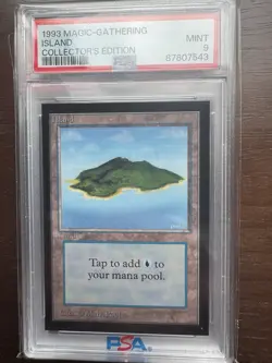 Magic: the Gathering Island 1993 MtG CE PSA 9 WOTC - Image 1