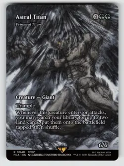 Astral Titan - Primeval Titan (Showcase) *Non-Foil* FCA 48 NM - Image 1