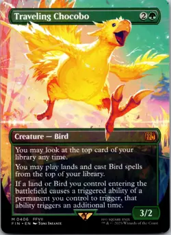 Traveling Chocobo (Borderless) Final Fantasy Regular - Image 1