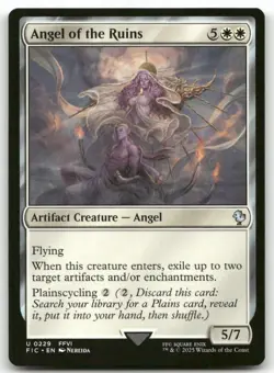 Angel of the Ruins #229 MTG Final Fantasy FIC NM X1 - Image 1