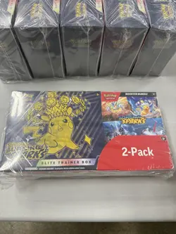 Qty. 1 Costco Pokemon Surging Sparks Elite Trainer Box + Booster Factory Sealed - Image 1