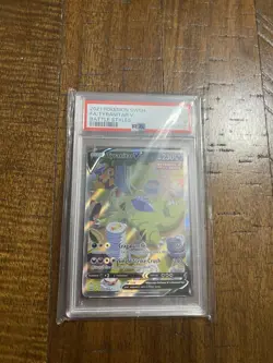 Pokemon Tyranitar V Full Art 155/163 Battle Styles Ultra Rare PSA 9 Holo - Image 1