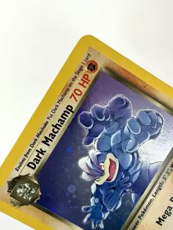 Dark Machamp Team Rocket 10/82 Unlimited Holo Rare Pokemon Vintage WOTC NM/LP - Image 3