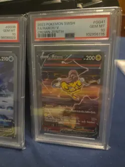 Pokemon Crown Zenith FA Suicune V GG38, Entei V GG36, Raikou V GG41 PSA 10 - Image 4