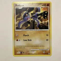 Pokemon Legends Awakened Riolu #117/146 Common Lightly played - Image 1
