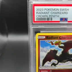 Radiant Charizard 020/159 Pokemon Card - Crown Zenith Holo - PSA 9 - Image 3