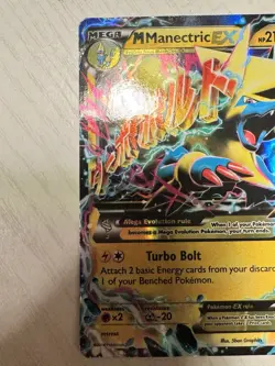 Pokemon TCG Mega Manectric EX 24/119 XY Phantom Forces Card MP - Image 3