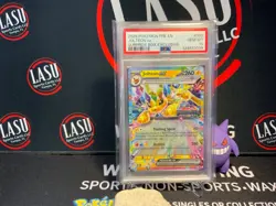 Pokemon Prismatic Evolutions Jolteon ex 030/131 Surprise Box Stamped PSA 10 - Image 1