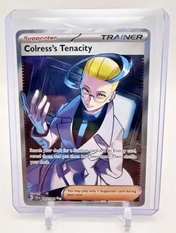 Pokemon TCG: Colress's Tenacity 087/064 SV Shrouded Fable Ultra Rare Full Art NM - Image 1