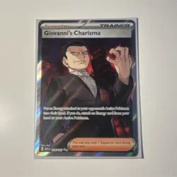 Pokemon TCG Giovanni's Charisma 197/165 Scarlet & Violet 151 Ultra Rare Holo - Image 1