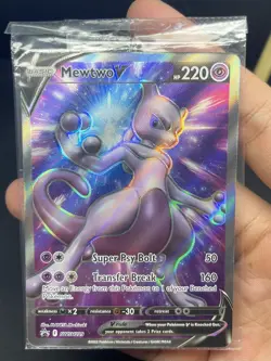 Factory Sealed Mewtwo V - SWSH229 Sword & Shield Promo NM Pokemon TCG - Image 3