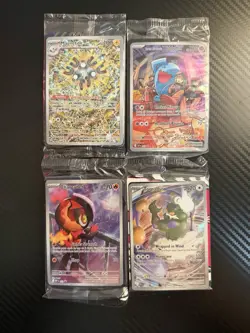 Pokemon TCG ETB Sealed Promo Lot - 4 Sealed Promos - Image 1