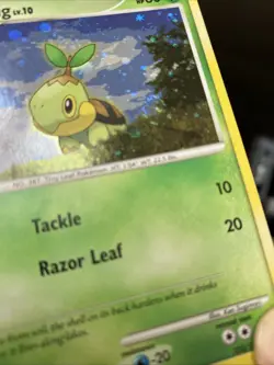 Pokemon TCG Turtwig Diamond & Pearl Base Set 103/130 Swirl Holo MP. - Image 3