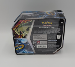 Pokemon TCG Empoleon V Strikers Tin Factory Sealed 5 TCG Packs - Image 3