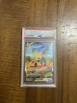 Pokemon Leafeon VMAX Alternate Art Secret Rare Holo 205/203 PSA 9 Evolving Skies - Image 1