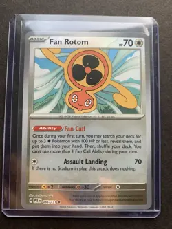 Fan Rotom 085/131 Reverse Holo Masterball - Pokemon Prismatic Evolutions SV8.5 - Image 1