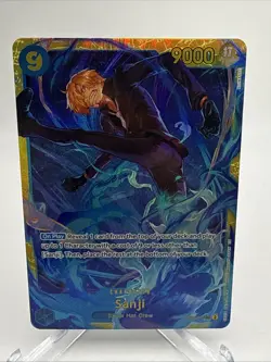 Sanji OP06-119 SEC The Best Vol.2 Premium Booster Foil Secret Rare One Piece NM - Image 1