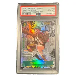 Bandai One Piece Jewelry Bonney OP12-118 Secret Rare Alternate Art Foil PSA 10 - Image 1
