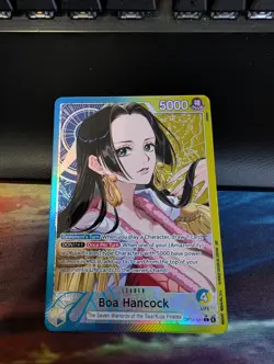 One Piece The Azure Sea’s Seven OP14-041 Boa Hancock Alt Art Leader English- NM - Image 1