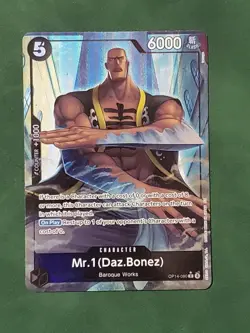 Mr.1 (Daz.Bonez) (Alternate Art) OP14-090 The Azure Sea's Seven Foil - Image 1
