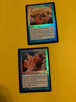 Wormfang Crab & Wormfang Behemoth Judgment.Old VIntage.MTG 2 Card.FOIL - Image 1