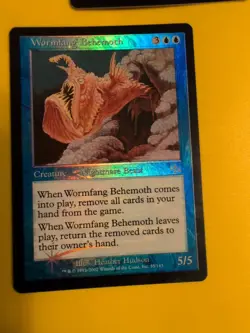 Wormfang Crab & Wormfang Behemoth Judgment.Old VIntage.MTG 2 Card.FOIL - Image 2