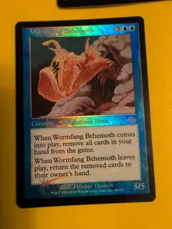 Wormfang Crab & Wormfang Behemoth Judgment.Old VIntage.MTG 2 Card.FOIL - Image 3