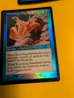 Wormfang Crab & Wormfang Behemoth Judgment.Old VIntage.MTG 2 Card.FOIL - Image 4
