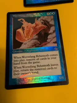 Wormfang Crab & Wormfang Behemoth Judgment.Old VIntage.MTG 2 Card.FOIL - Image 5