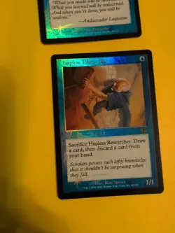 Hapless Researcher & Envelop Judgment. Old VIntage.MTG 2 Card.FOIL - Image 2